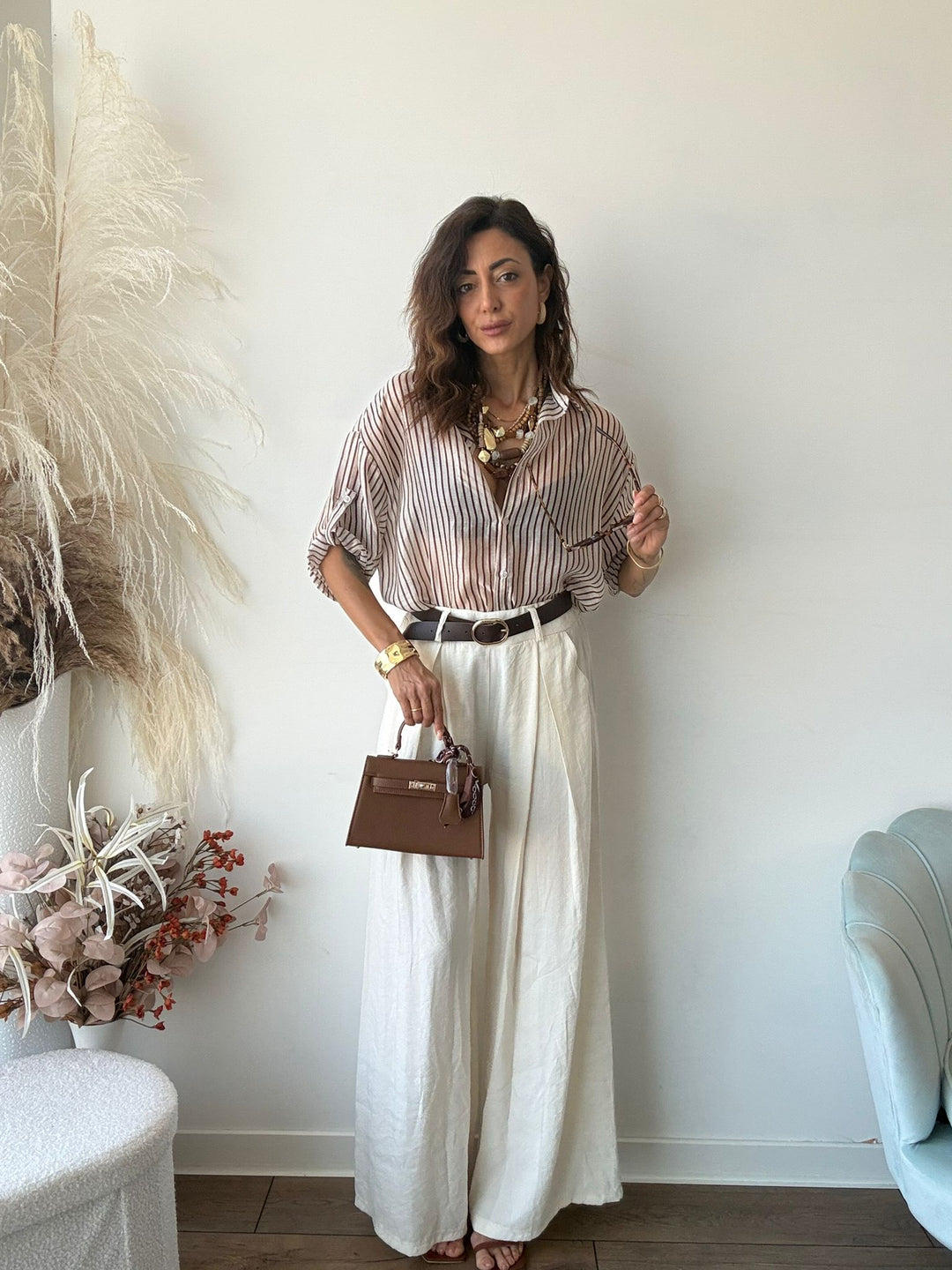 990 Pantalone con cinta Jaco