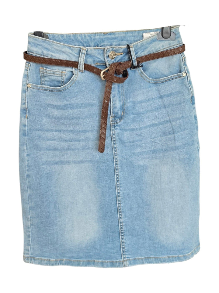 318 Gonna longuette denim Asia