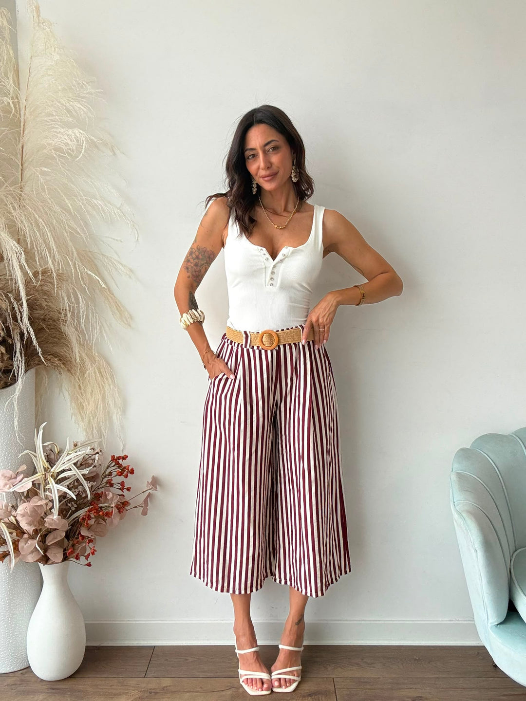 134 Pantalone righe Helly