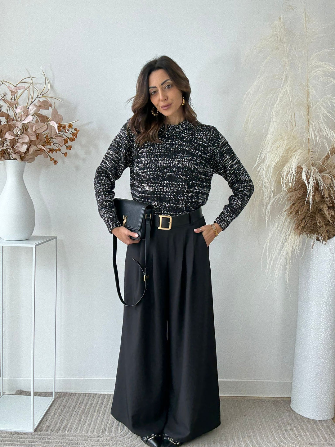 455 Pantalone Abigail con cinta