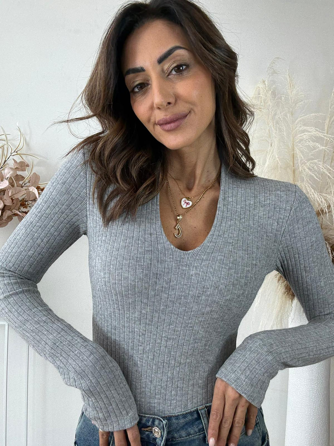 440 Body costine scollo V