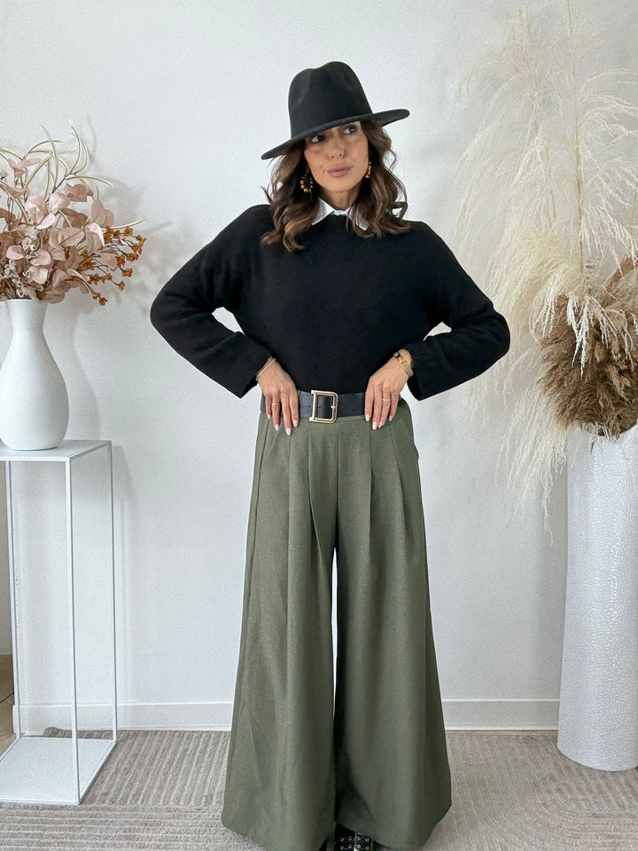 455 Pantalone Abigail con cinta