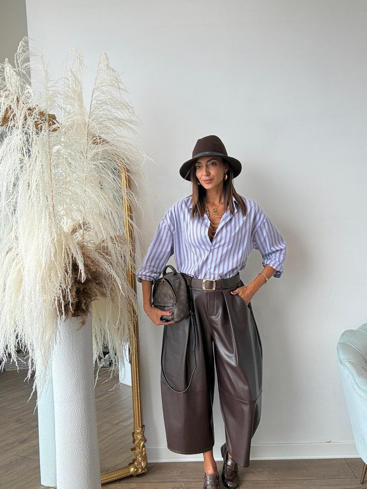 483 Pantalone ecopelle Giada
