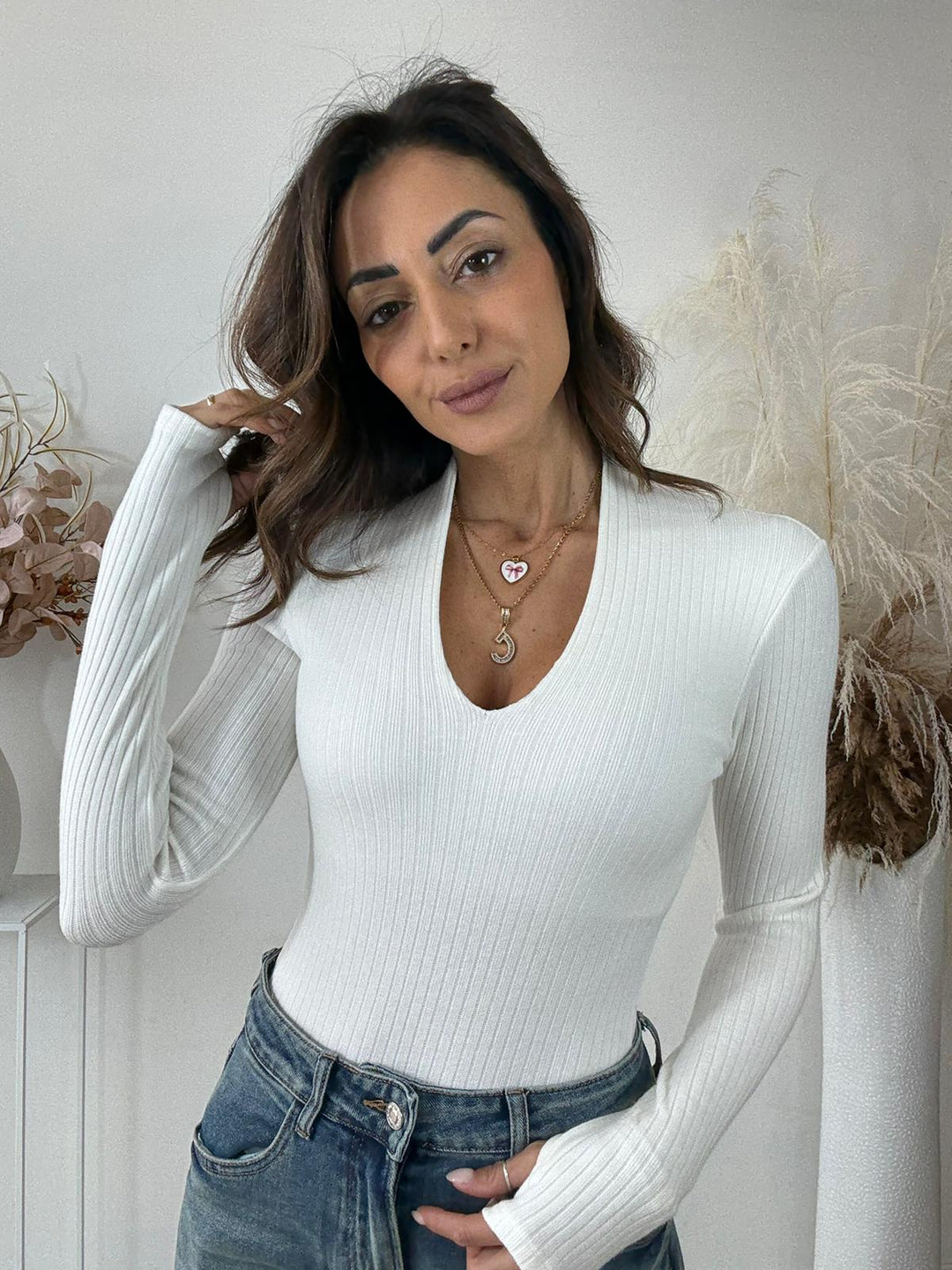 440 Body costine scollo V