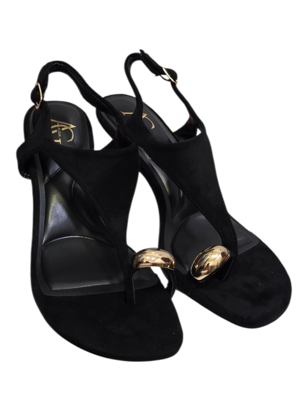 182 Sandalo tacco black