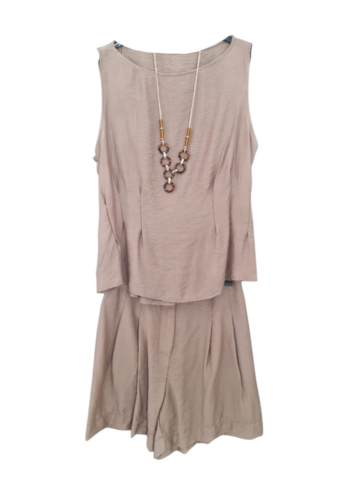 986 Coordinato short e maglia Leda