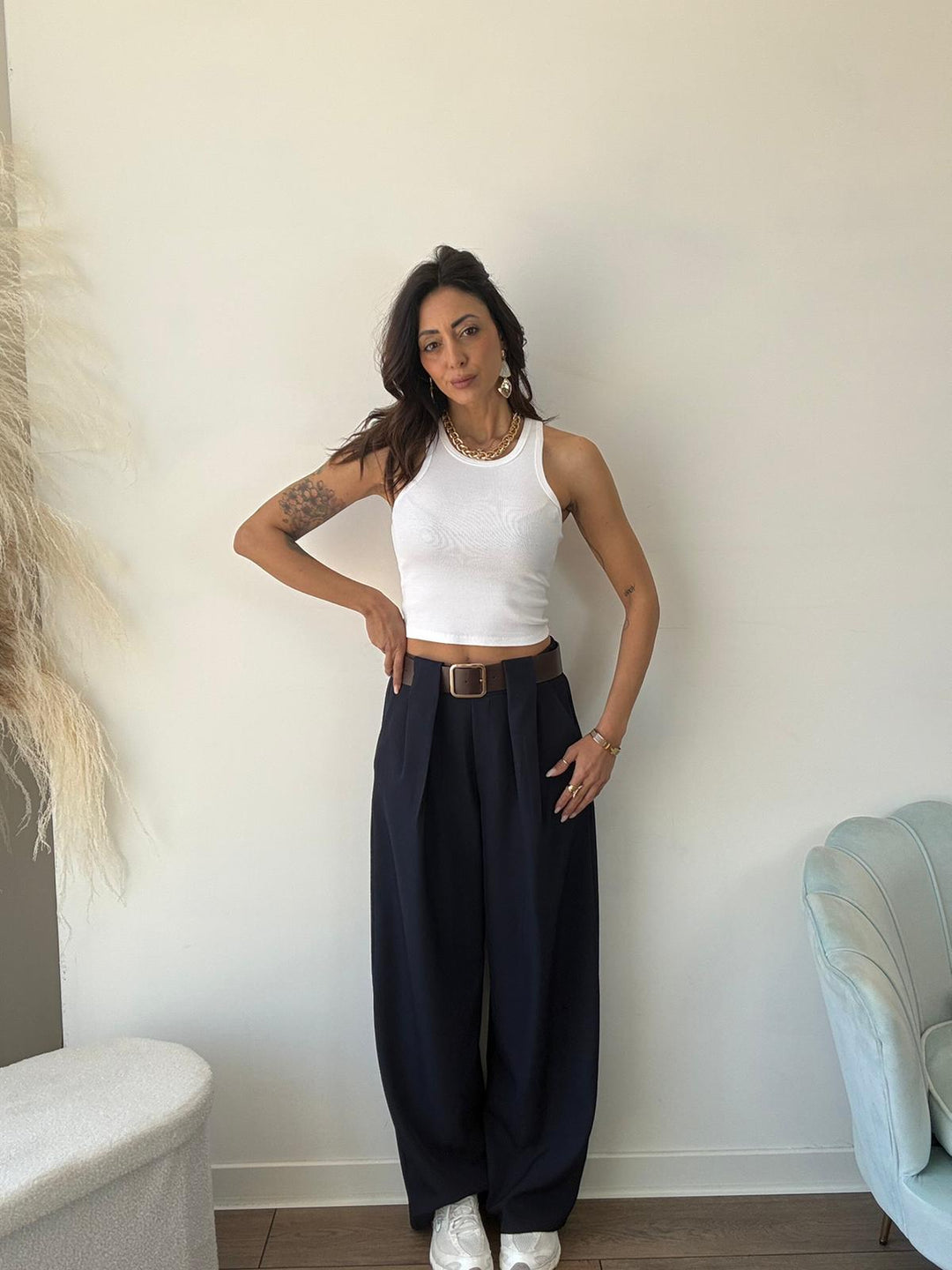 755 Pantalone cinta Rummer