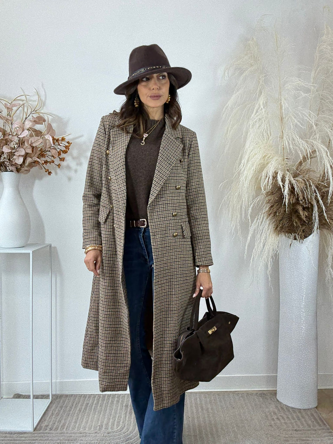 447 Cappotto doppiopetto lungo Amanda