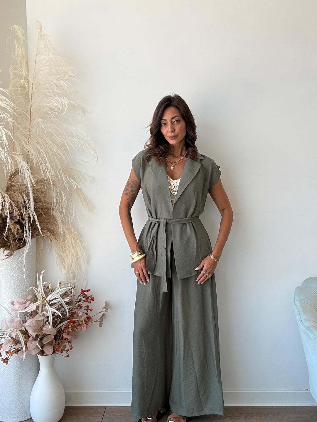203 Coordinato gilet e pantalone Tulus