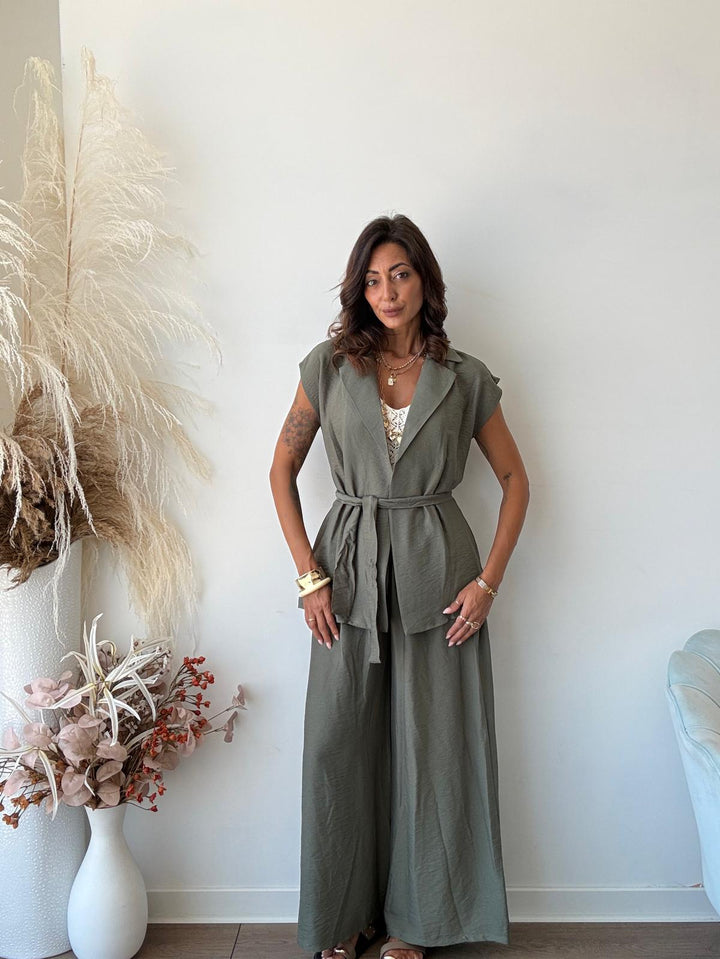 203 Coordinato gilet e pantalone Tulus