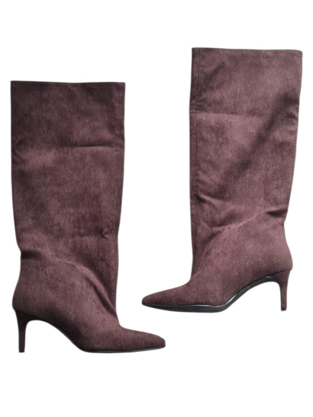 236 Stivale in suede Choco