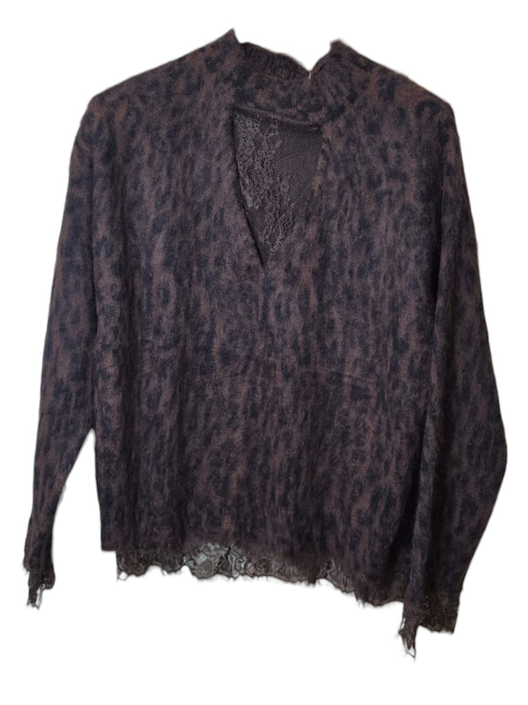 600 Pull pizzo animalier Coco