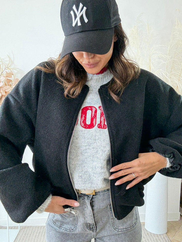 445 Bomber lana rasata Chiara