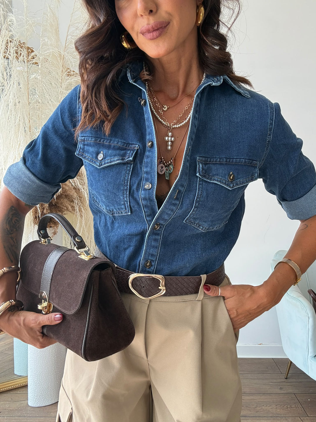 467 Camicia denim Sammy