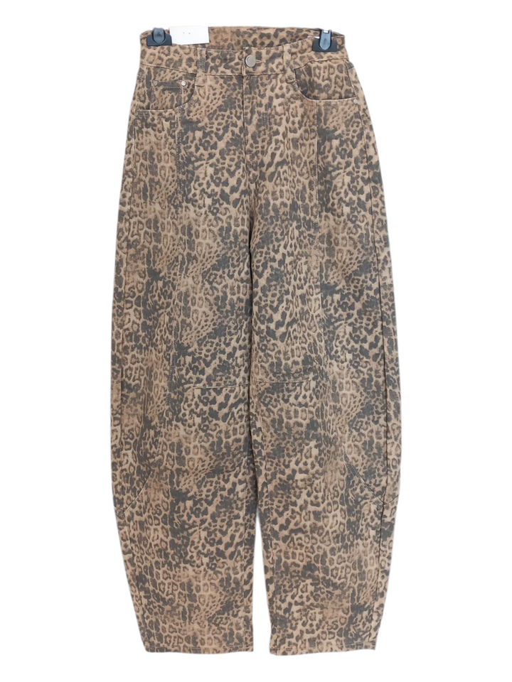 602 Pantalone leopard