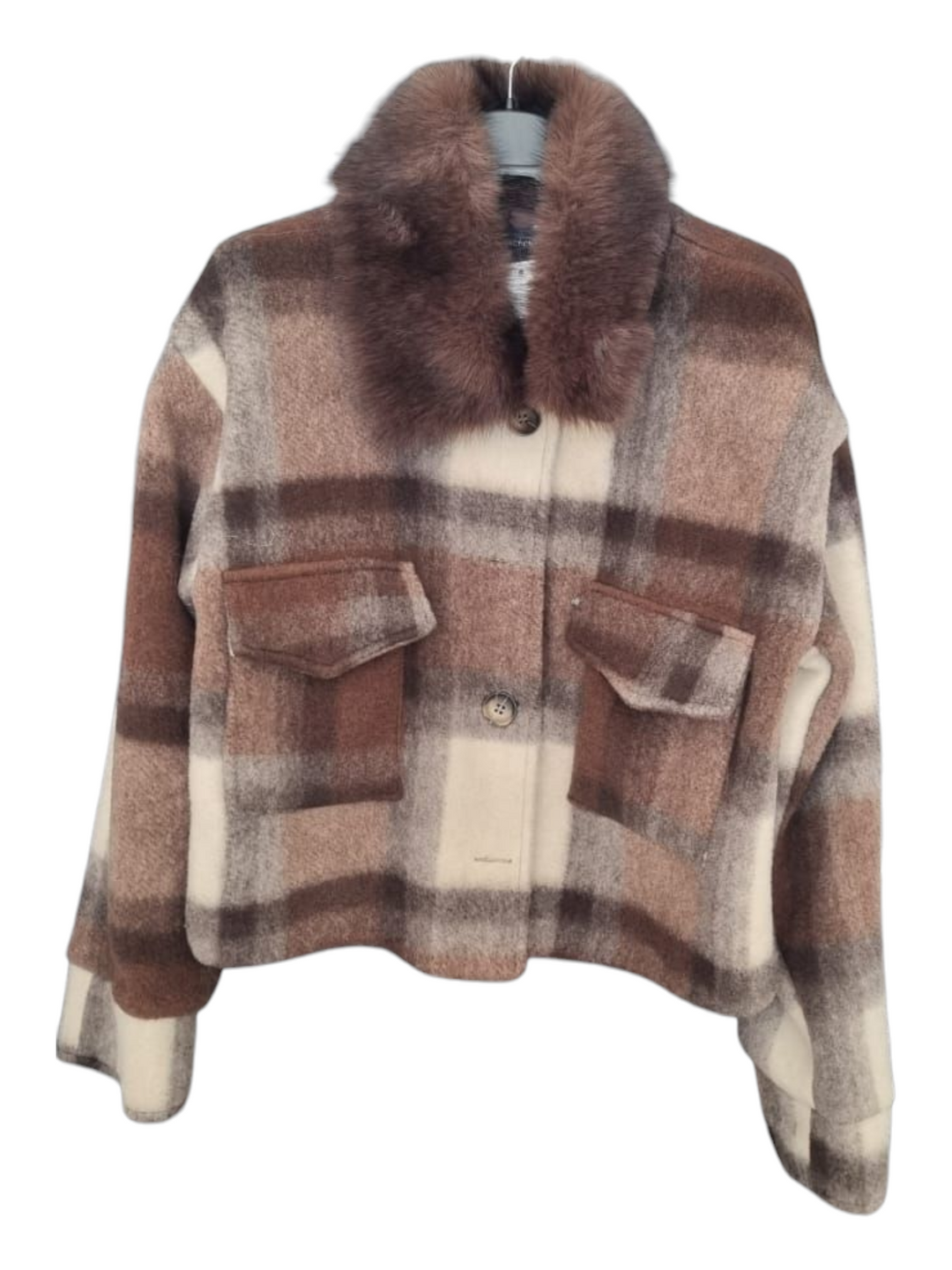 207 Giubbino collo ecofur Malika