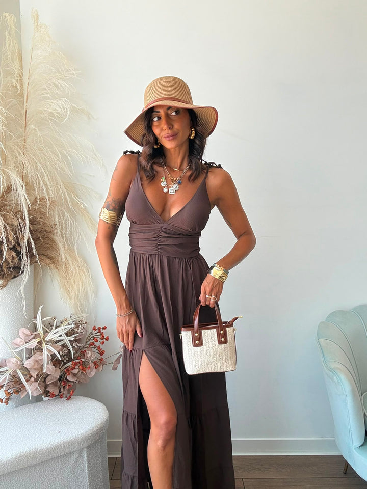 342 Dress lungo Sand