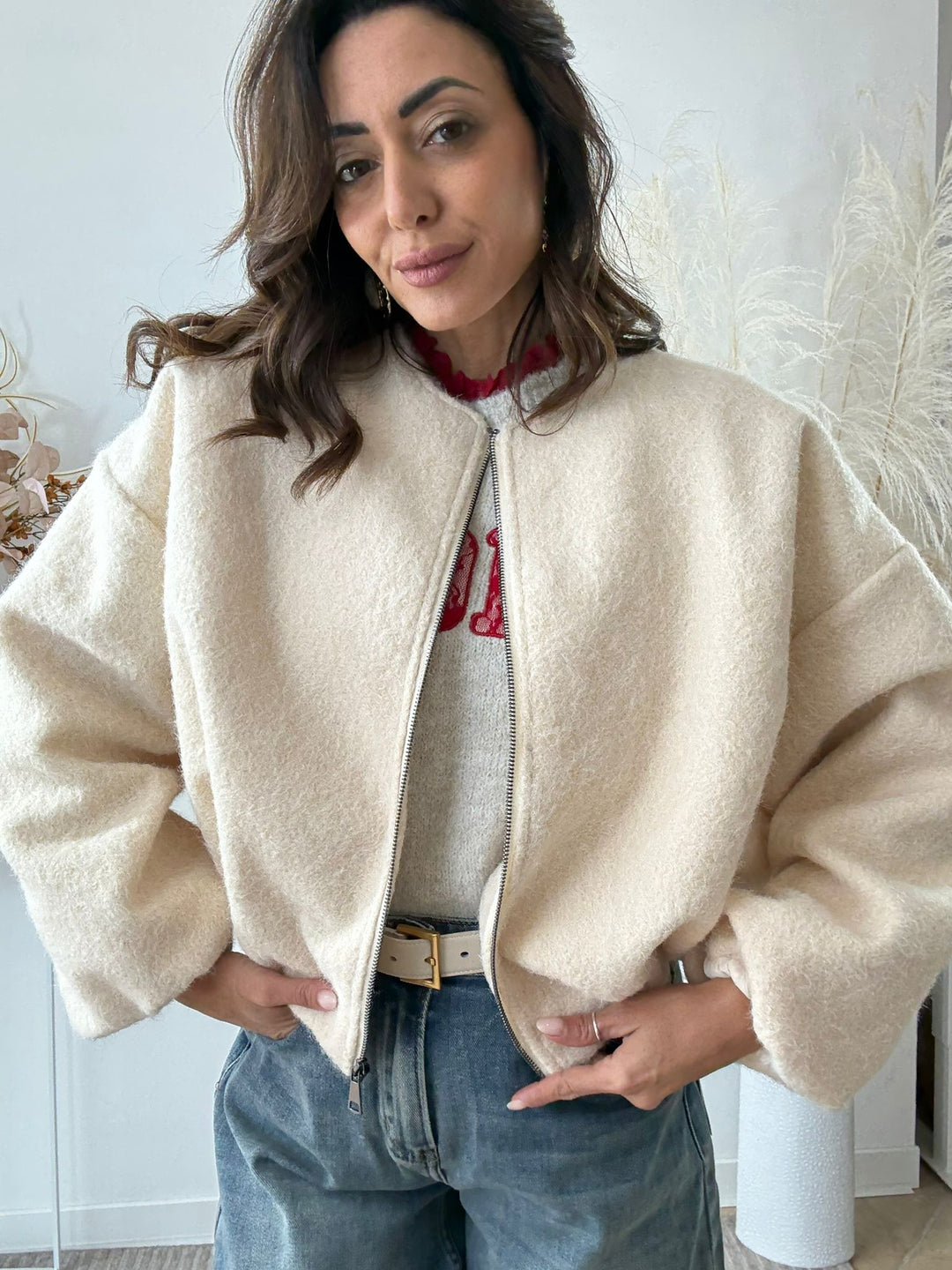 445 Bomber lana rasata Chiara