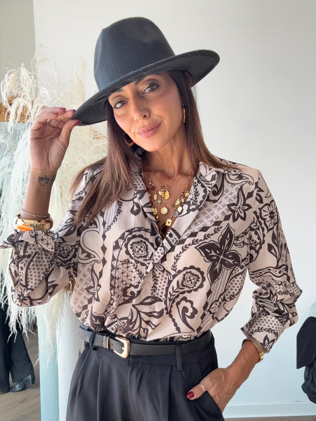 481 Camicia Blusa Loretta