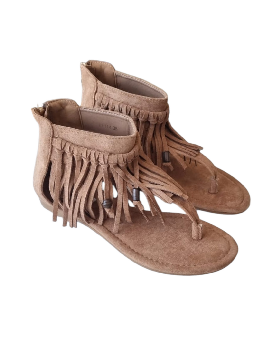 977 Sandalo basso frange