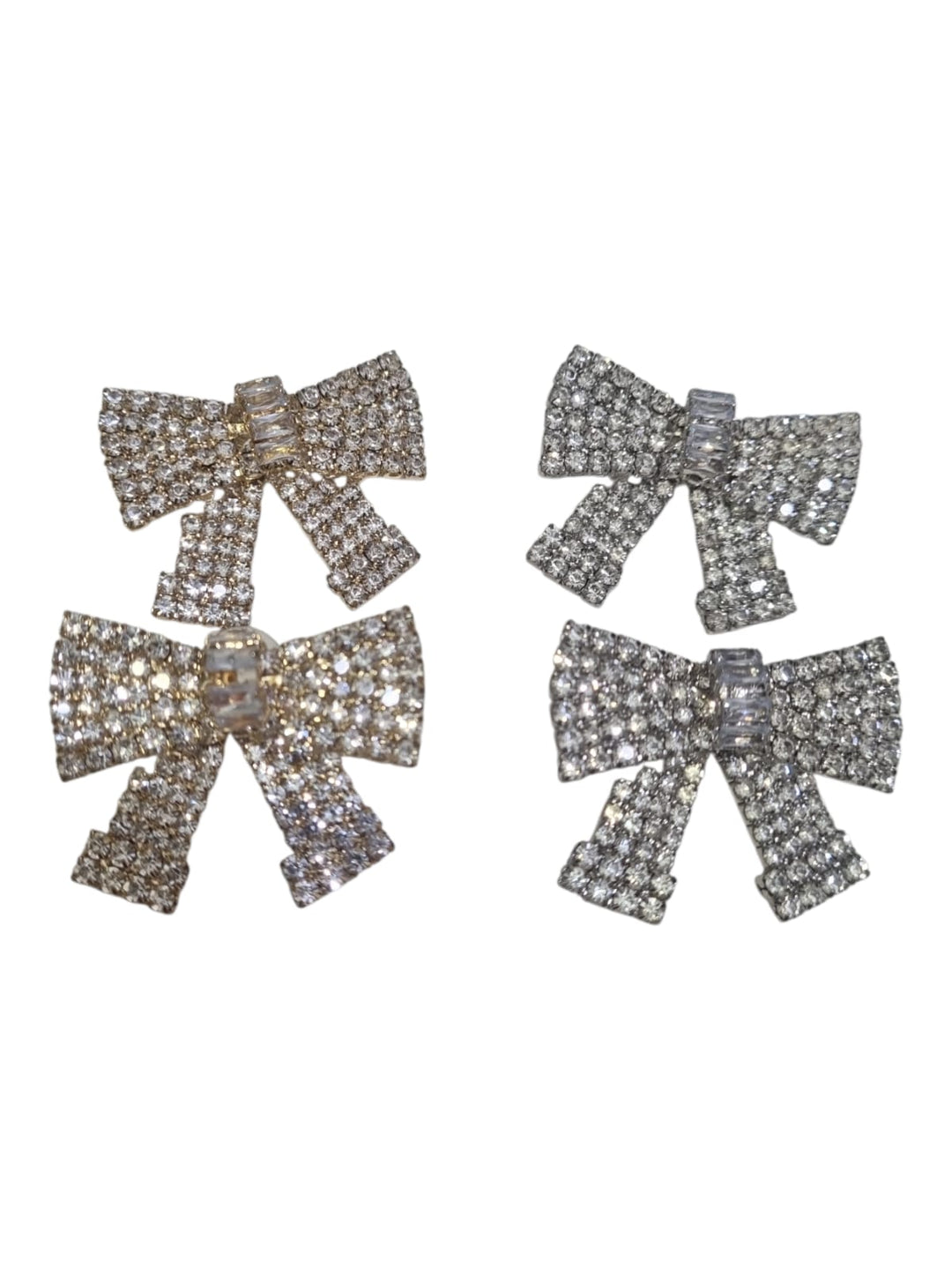 370 Orecchini brillanti fiocco