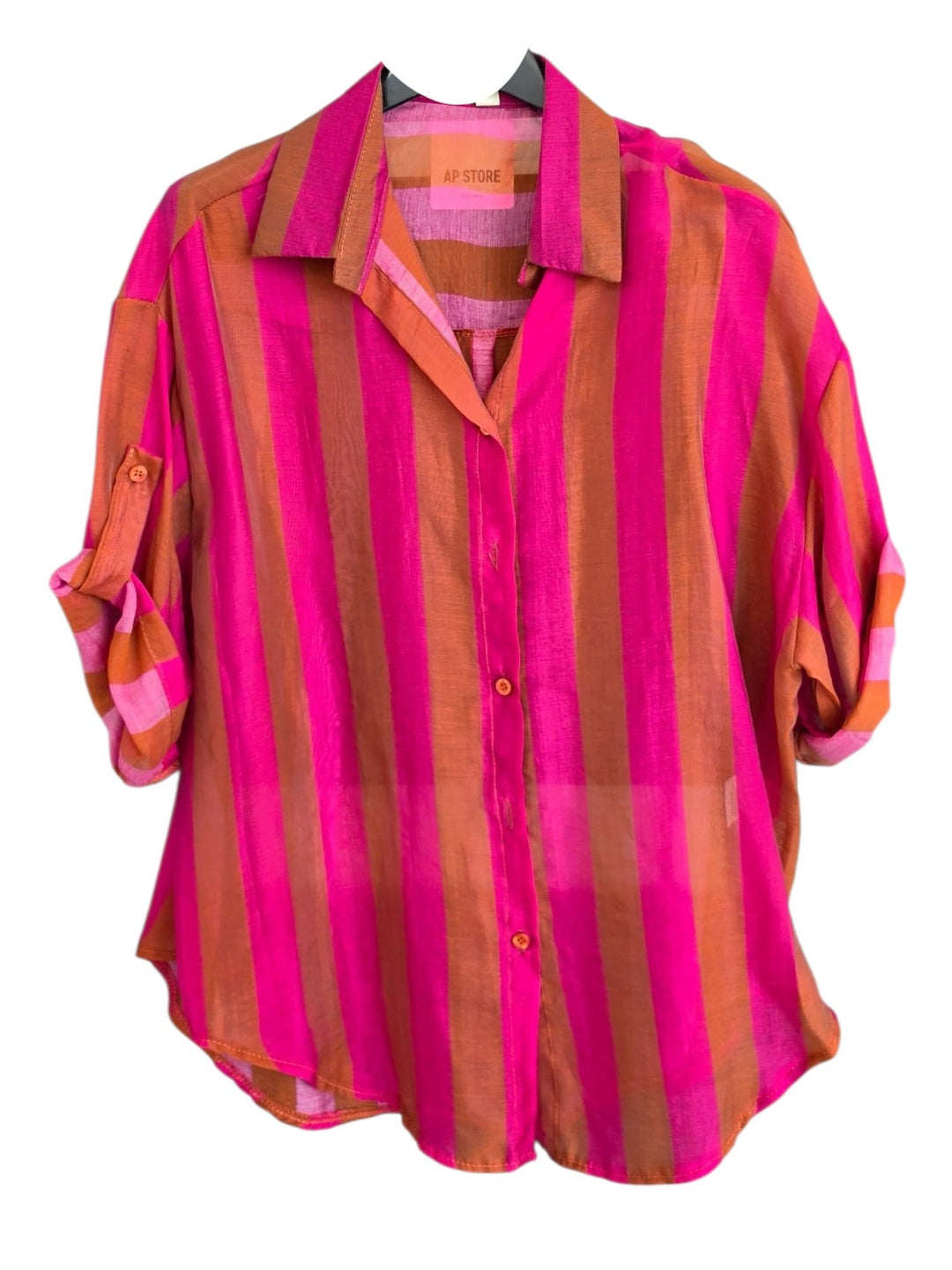 384 Camicia righe Teodora