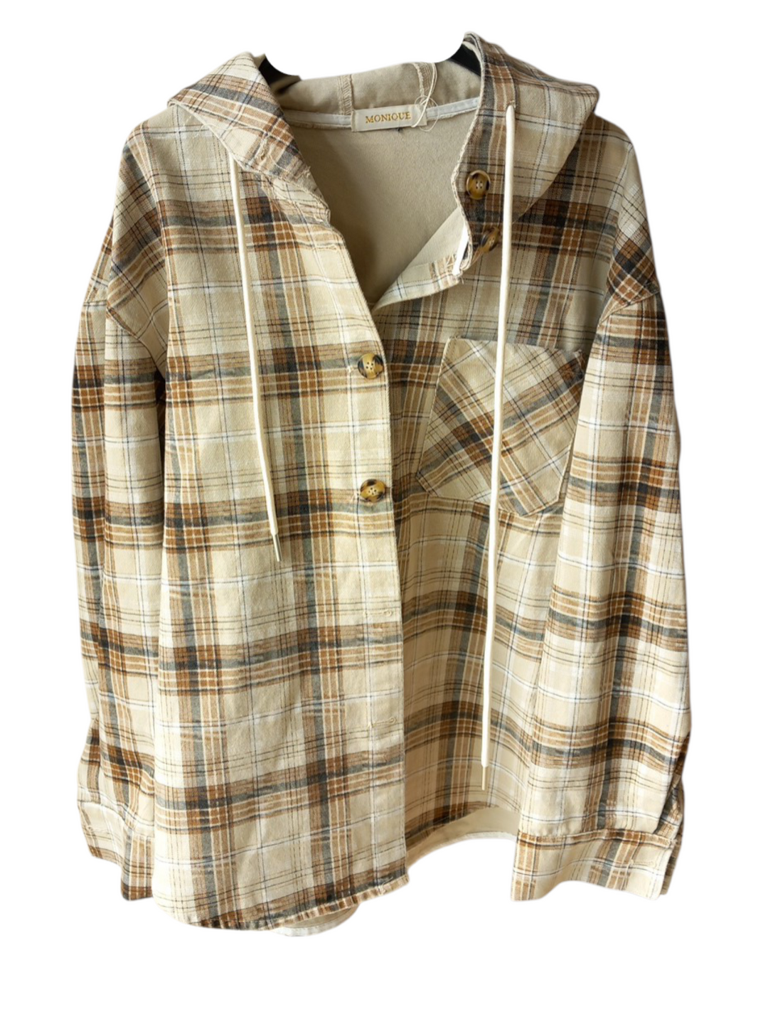 585 Giubbino quadro cappuccio