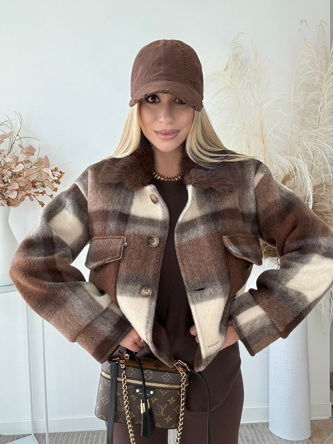 207 Giubbino collo ecofur Malika